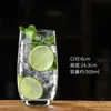 Copa de ginebra y tónica, copa de cóctel, copa Collins ultra delgada estilo japonés, copa de mojito, vaso alto para jugo, vaso mezclador de bar