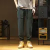 Calça Esportiva de Trabalho Feminina Verão Fina Nova Moda 2024 Marca Seda de Gelo Calça Solta Esportiva Cropped Calça Casual