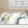 Alfombrilla de drenaje de mármol Mesa de cocina Secado de vajilla Posavasos Encimera Alfombrilla absorbente Alfombrilla de mesa sin lavado Limpiable y a prueba de aceite