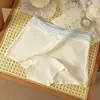 Nuevos Calzoncillos tipo bóxer pequeños para mujer de cintura media en estilo pastoral, algodón puro, 10A antibacteriano, entrepierna extendida, transpirables, talla grande