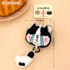 Pingente de Boneca Urso de Pelúcia Divertido Chaveiro de Menina Desenho Animado Fofo Boneca Macia Fofa Amigos Presente para Namorada