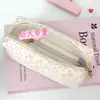 Estuche Floral Fresco y Sencillo Estilo Ins Alta Calidad Gran Capacidad Corazón de Niña Caja para Bolígrafos Papelería Bolsa de Almacenamiento de Una Sola Capa para Estudiantes