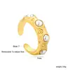 Anillo Ajustable Estilo Europeo y Americano Chapado en Oro de 18 Quilates Transfronterizo Anillo Geométrico de Moda de Acero Inoxidable Joyería para Mujer Venta al por Mayor