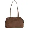 Bolsa de outono e inverno, acabamento fosco retrô, bolsa de ombro feminina, grande capacidade, bolsa para o dia a dia, bolsa de axila estilosa e sofisticada