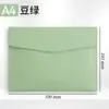 Bolsas de Documentos Empresariais Personalizáveis com Impressão de Logotipo, Pastas de Arquivo Impermeáveis, Bolsas de Documentos de Couro A4 Espessadas