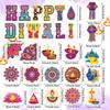 ZK041 Cross-border Party Diwali Festival Haps Adesivos de Parede Foto Adereços Cartões Decorativos