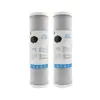 Fábrica direta 10 polegadas filtro de carvão ativado comprimido plano 10 polegadas CTO carvão ativado elemento filtrante para purificador de água doméstico