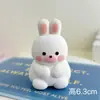 Desenho Animado Criativo Decoração de Bolo de Aniversário em Pé Animal da Floresta Enfeites de Cola Macia Plug-In Boneca Infantil Rabanete