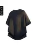 Suéter Informal de Punto Jacquard de Manga Corta con Cuello Redondo para Hombre de Verano Enbu para Adolescentes, Top de Media Manga Estilo Old Money