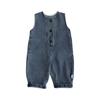Mono de Mezclilla de Otoño para Bebé Niña, Ropa para Bebé, Camiseta Básica a la Moda con Cuello de Muñeca, Conjunto de Dos Piezas Dividido, Ropa para Salir