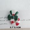 Serie navideña Calcetines de Papá Noel accesorios de resina de muñeco de nieve materiales de decoración navideña para funda de teléfono DIY accesorios para el cabello
