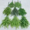 Plantas verdes artificiales serie GYYDB, ideales para escaparates de bodas y fines decorativos; hojas verdes artificiales al por mayor
