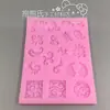 Molde de Silicona con Patrón Repujado Barroco Europeo Hecho a Mano para Arcilla, Resina, Fondant Múltiples Moldes Barrocos