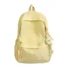 Mochila Meninas Estudantes Universitários Fresca Simples Versátil Leve Grande Capacidade Alta Aparência Nicho Estudantes do Ensino Fundamental Bolsa de Ombro Dupla