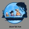 Pintura de transferência de calor de tinta branca ilimitada, anime japonês, Dragon Ball, impressão de transferência de calor periférica, camiseta, suéter, faça você mesmo, imagem de transferência de calor decorativa