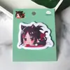 Anotações Post-it de Anime Sobre Hui Xia Egg Desenho Animado Alienígena N Nova Etiqueta de Instrução Criativa