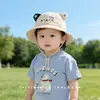 Chapéus de Bebê São Super Fofos, Chapéus de Sol Finos de Primavera para Meninas, Chapéus de Sol Super Fofos para Meninos, Chapéus de Sol para Uso Externo, Chapéus de Pescador