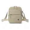 Bolso bandolera de nailon ligero, moderno y sencillo para el teléfono, multicapa, elegante y fresco, adecuado para viajes al aire libre, bolso cruzado para hombres y mujeres
