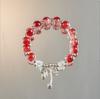 Pulsera de Mariposa Amor Flor Otoño Nueva Pulsera de Cristal de Mariposa para Mujer, Diseño de Nicho, Estilo Ins, Joyería de Pulsera para Estudiante de Alta Gama