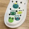 Zapatos Crocs con 10 Sets de Ranas de Dibujos Animados, Accesorios para Zapatos, Accesorios para Zapatos de Goma Suave DIY, Accesorios de Hebilla para Zapatos de PVC