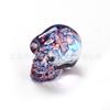 Cabeza de Calavera Tallada de Cristal Compra Transfronteriza de Comercio Exterior Amazon Cabeza Estilo Europeo y Americano Adornos de Cabeza Color Tostado