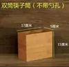 Caixa de Armazenamento Multifuncional de Bambu Porta-Hashi para Restaurante Comercial Caixa de Papel para Guardanapo de Hotel Loja de Macarrão Porta-Hashi para Lenços de Papel