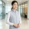 Chaleco softshell suave para otoño e invierno para hombre, chaqueta con cuello alto para deportes al aire libre y running, chaleco de trabajo cálido versátil y elegante para mujer