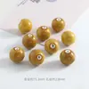 Cuentas de Cerámica Esmaltada con Forma de Flor de 14 mm Accesorios para Joyería DIY Cuentas Sueltas de Agujero Grande Material Tejido a Mano Lote Suelto de Cuentas de Cerámica