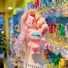 Llavero de Dibujos Animados de Niña Burbuja Llavero Lindo de Muñecos de Pareja Accesorios para Colgar en Mochila Llavero de Coche Colgante Venta al por Mayor