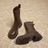 Botines Chelsea Estilo Británico 2026 Otoño e Invierno Nuevos Botines Cortos Europeos de Venta Caliente para Mujer Elegantes Botines