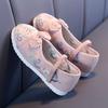 Zapatos Bordados de Estilo Étnico para Niñas, Zapatos Hechos a Mano para Niños Pequeños y Medianos, Zapatos de Princesa de Estilo Étnico, Zapatos para Niños, Zapatos de la Dinastía Han, Zapatos de Rendimiento de Estilo Antiguo