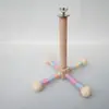 Jaula de Juguetes para Pájaros Loro Transfronteriza con Rodamiento Percha Giratoria Cuerda de Sisal Soporte Suministros de Juego Giratorios Venta al por Mayor