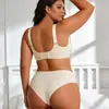 Comercio Exterior Transfronterizo de Amazon Sujetador Popular Ruso de Talla Grande para Mujer con Soporte Lateral y Características de Recogimiento del Pecho, Sujetador Fabricado en Fábrica