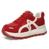 Zapatos tipo dad para mujer 2026 nuevo modelo de otoño, zapatos casuales de piel, tenis con plataforma gruesa para aumentar altura, zapatillas deportivas versátiles y populares