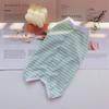 Ropa de cuatro estaciones para mascotas, usable, color sólido, teñido anudado, a rayas, de esterilización, ropa para perro gato, perro pequeño mediano, ropa post-operación