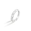 Anillo de pareja de Plata Esterlina 925 con Diamantes a Cuadros, moda para hombres y mujeres, anillo versátil de circonita estilo ins, anillo de Mobius