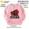 Sudadera con cuello redondo Escape from the Gate Figura de Roblox Unisex Ropa de forro polar para niños Primavera, Otoño e Invierno