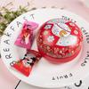 Caja Metálica Redonda Grande para Macarons, Tambor Plano de Hojalata, Caja de Dulces para Boda, Caja de Regalo para Boda, Empaque de Dulces para Boda, Caja Metálica, Personalización