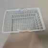 Mini Cesta de Compras Blanca y Negra, Exquisita Artesanía de Hierro, Cesta de Almacenamiento de Escritorio para Cosméticos y Papelería, Mini Carrito de Compras