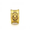 Chapado en Oro 3D Oro Duro Fuerza Sabiduría Protección Coraje Fe Amuleto de la Suerte Tatuaje Pulsera de Cuerda de Cuero con Colgante Cuentas Giratorias
