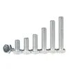 Tornillos Galvanizados Grado 4.8, Tornillos de Cabeza Hexagonal Exterior, Conexión de Cabeza Hexagonal, Tornillos Completamente Roscados, Tornillos de Acero al Carbono con Rosca Completa Extendida