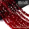 10 lotes de cuentas cúbicas de cristal cuentas cuadradas de vidrio 4/6/8 mm cuentas cuadradas de azúcar materiales para accesorios de joyería DIY