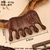 Pente Massageador de Elefante de Sândalo para Terapia do Couro Cabeludo, Pente de Madeira Meridian com Dentes Largos, Pente de Costelas para Modelagem do Cabelo
