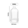 Botellas de Vidrio al por Mayor en Stock, Botellas Cilíndricas para Perfume de Fondo Grueso, Botellas Vacías de Spray Portátiles Recargables de Presión con Tapa de Rosca y Atomizador Fino