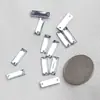 Costura Manual DIY Pedraria Irregular Acrílica com Fundo Plano Conjunto de Pedrarias para Vestido de Noiva Feito à Mão com Furo