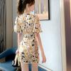 Vestido Floral de Margarita Estilo Francés 2026 Verano Nuevo Estilo Falda Corta Retro Manga Abullonada Falda de Platycodon para Mujer 4075