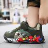 Zapatos Deportivos Ligeros para Niños de Primavera y Otoño, Zapatos de Entrenamiento Militar Camuflados Transpirables de Malla, Zapatos para Correr de Suela Suave para Estudiantes de Primaria al por Mayor
