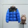 Chamarra de Plumas Putian TNF1996 Unisex 700 Fill Power Chaqueta Acolchada Chaqueta Corta Abrigo Engrosada Versión de Invierno