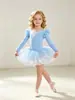 Ropa de baile para niños, conjunto de práctica de manga corta para niñas, vestido chino de baile de primavera y verano, falda tutú de ballet para niños pequeños