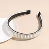 Diadema transfronteriza diadema de perlas y pedrería hecho a mano europeo y americano diadema femenina banda para el pelo de esponja barroca accesorios para el cabello coreanos simples para lavarse la cara